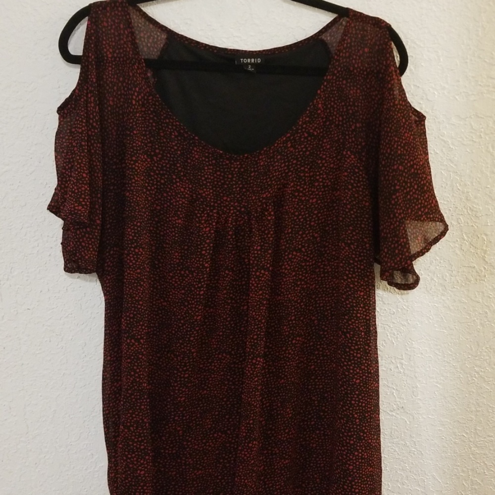 Torrid peasant blouse